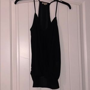 Black tank top